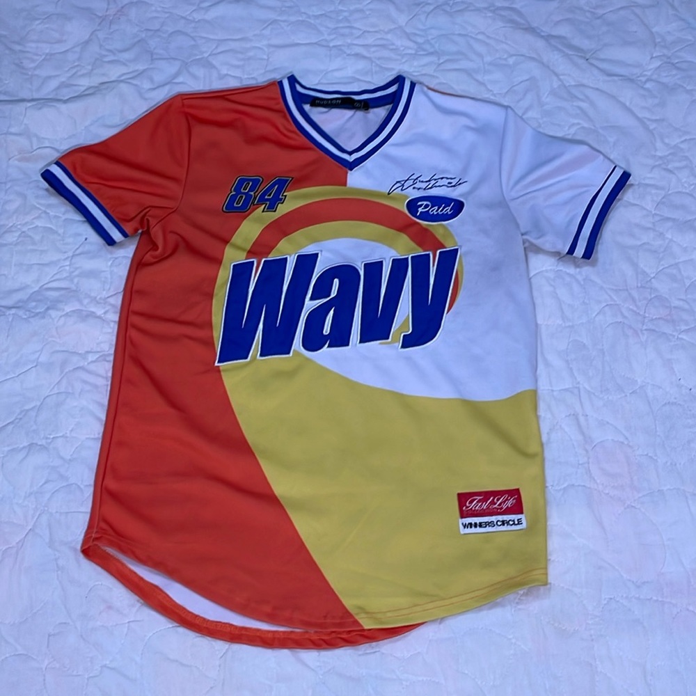 Hudson Outerwear #84 Wavy Men’s Stitched Jersey Medium